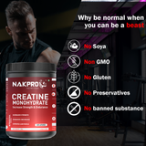 NAKPRO Creatine Monohydrate Jar 100 G