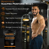 NAKPRO Perform Whey Protein Concentrate 500 Gm