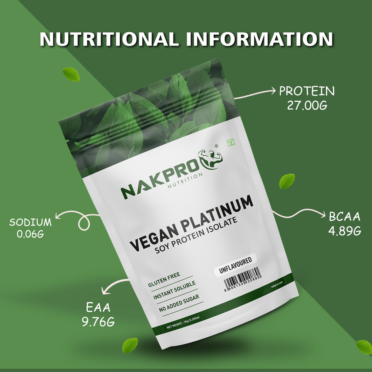 NAKPRO Soy Protein 1 Kg