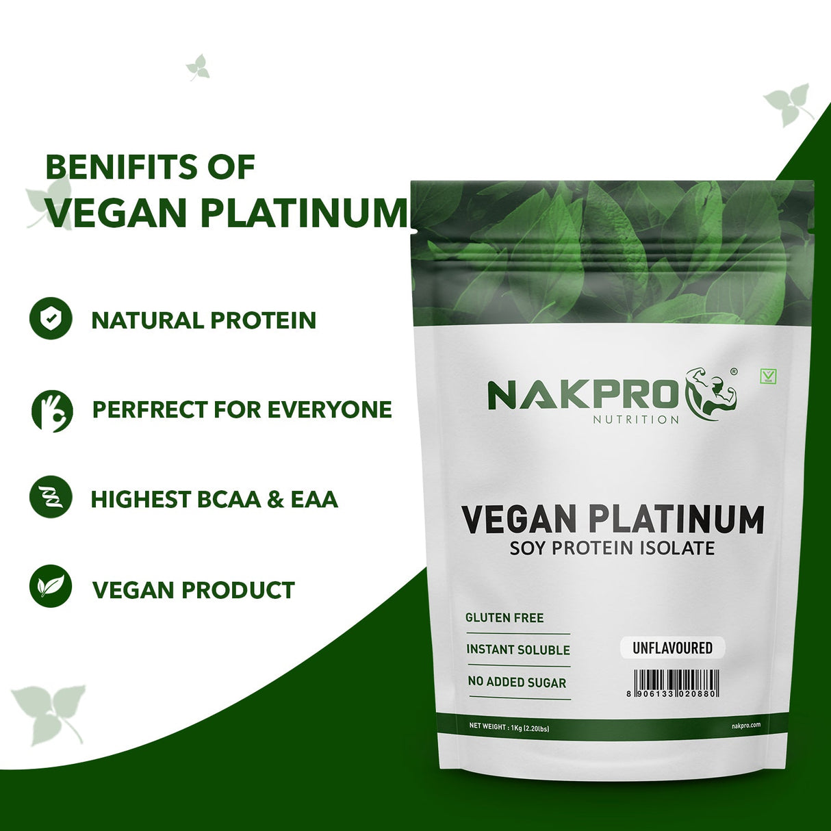 NAKPRO Soy Protein 1 Kg