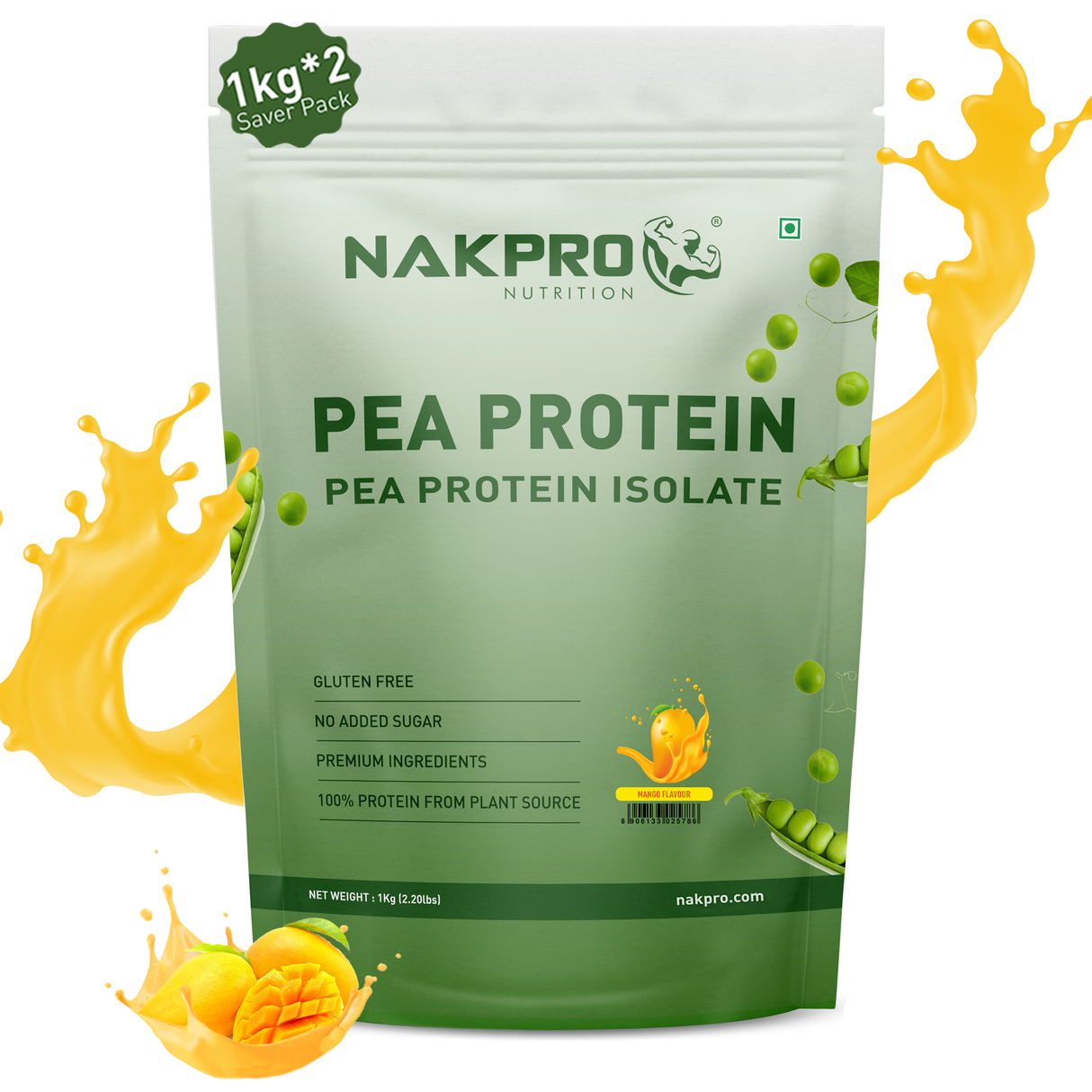 NAKPRO Pea Protein 2 Kg