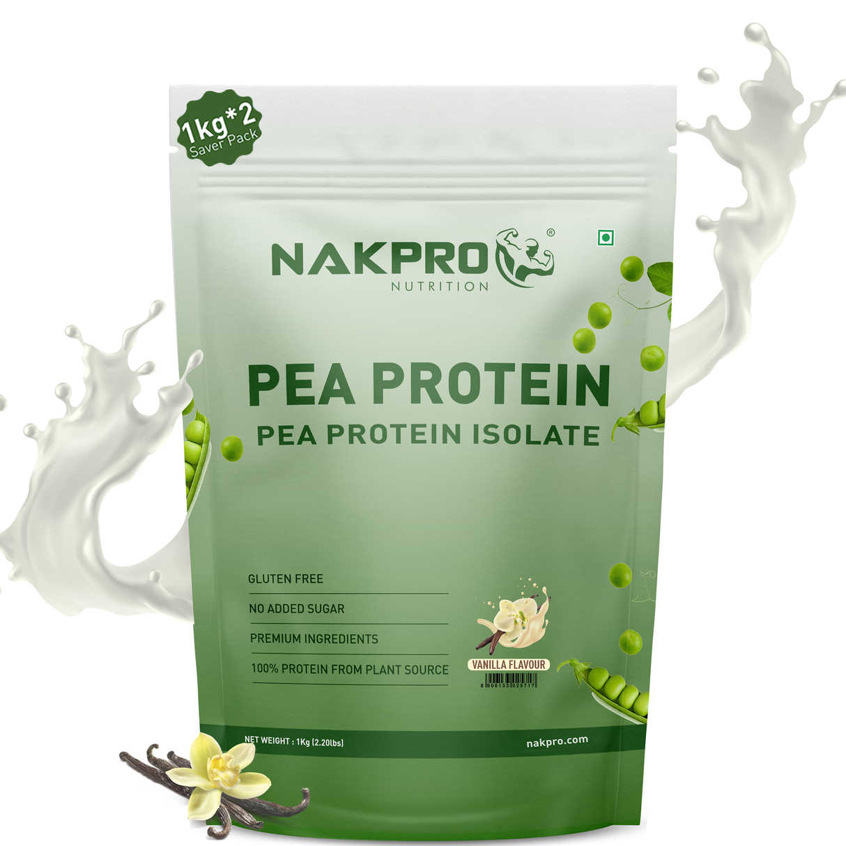NAKPRO Pea Protein 2 Kg