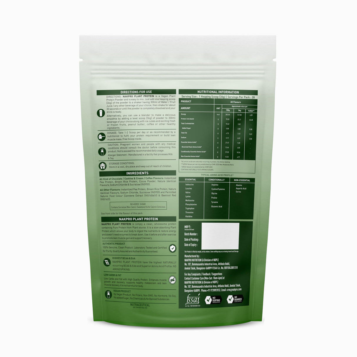 NAPRO Plant Protein 2 Kg