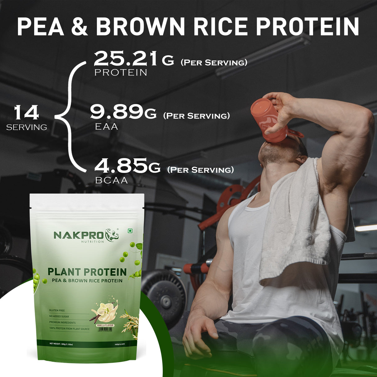 NAPRO Plant Protein 500 Gm