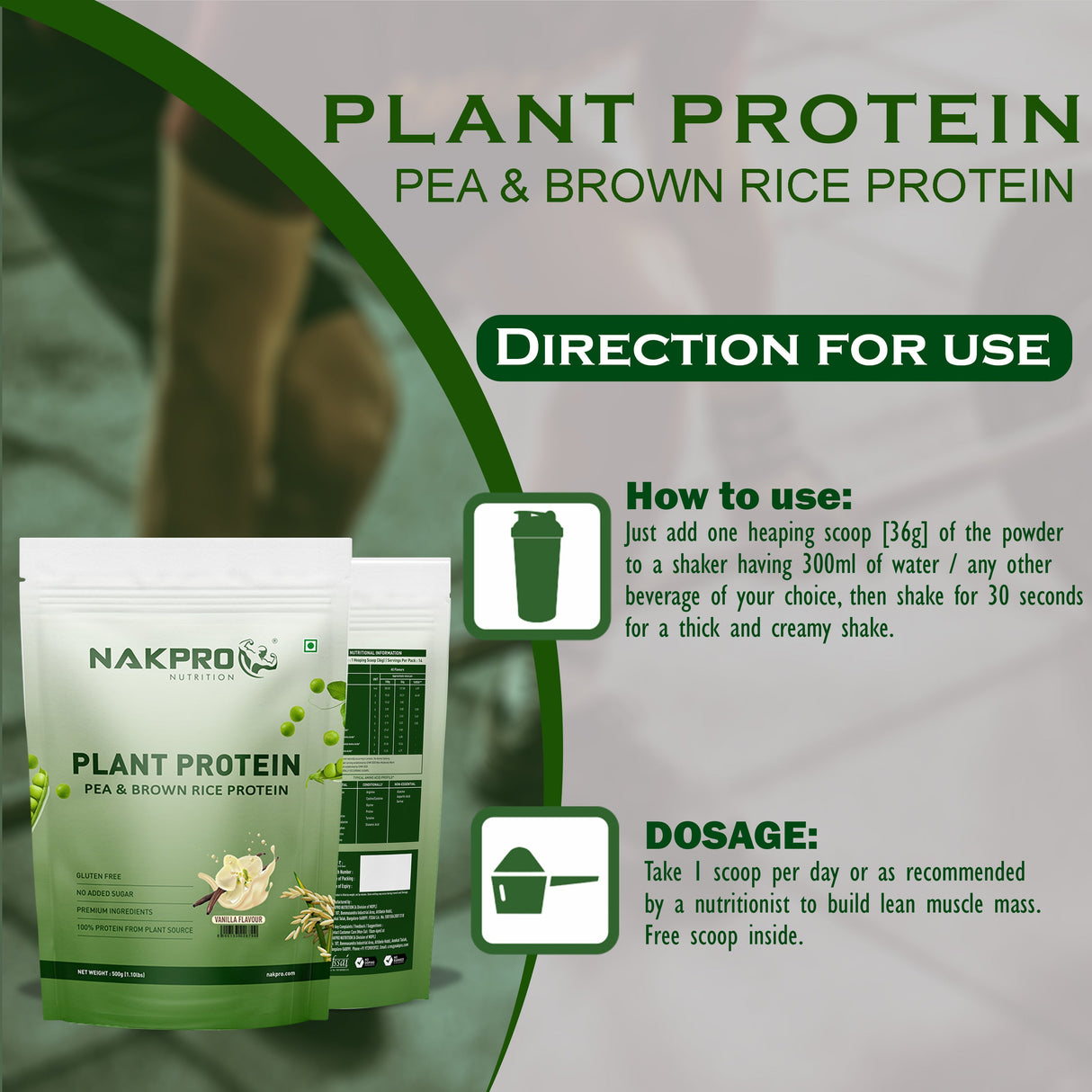 NAPRO Plant Protein 500 Gm