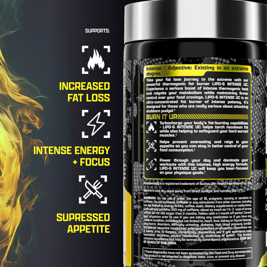 Nutrex Lipo 6 Intense Ultra Concentrate Intense Thermgenic Fat Desroyer - 60 Capsules