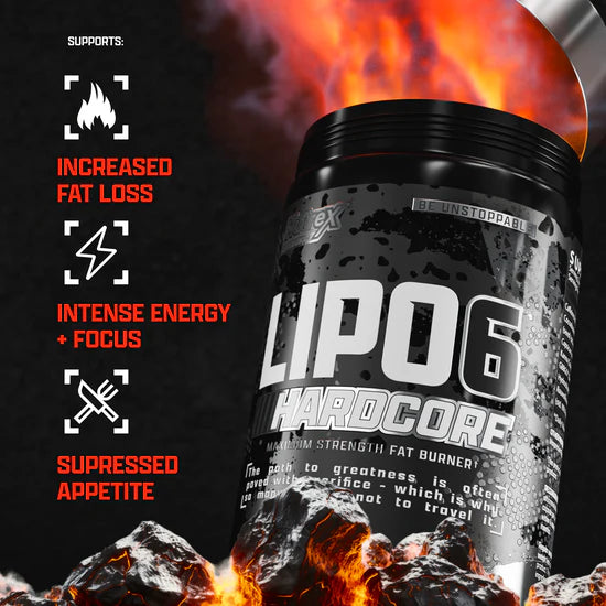 Nutrex Lipo 6 Hardcore For Maximum Fat Burning - 60 Capsules