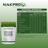 NAKPRO 100 % Pure Carb 1.5 Kg