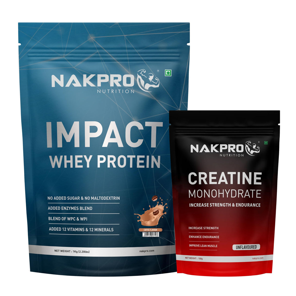 NAKPRO Impact Whey Protein 1.1 Kg