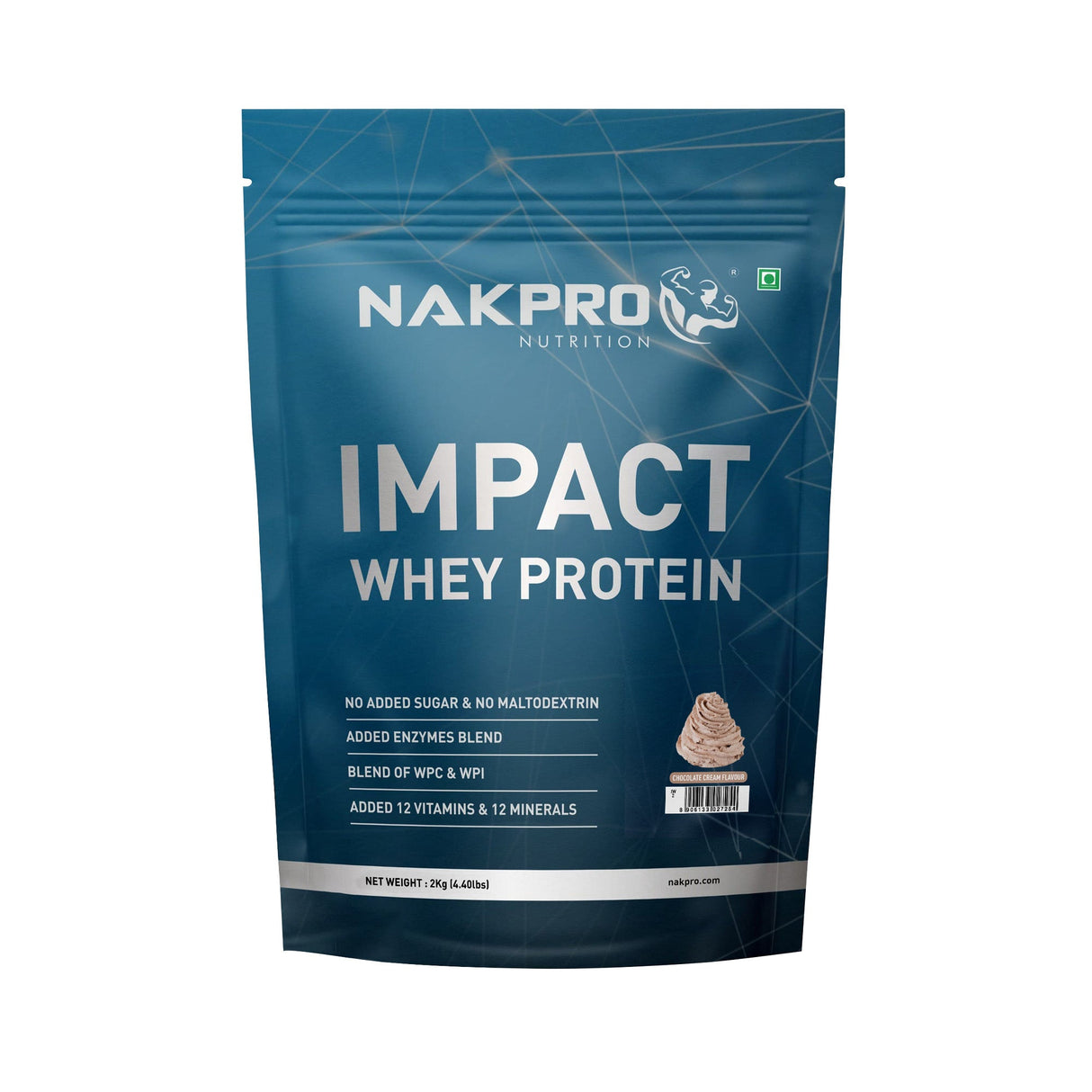 NAKPRO Impact Whey Protein 2 Kg