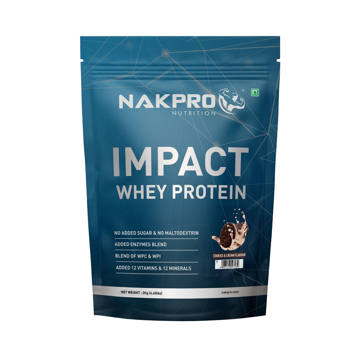 NAKPRO Impact Whey Protein 2 Kg