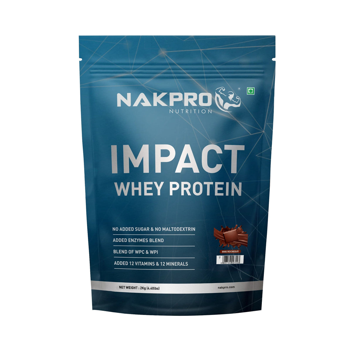 NAKPRO Impact Whey Protein 2 Kg