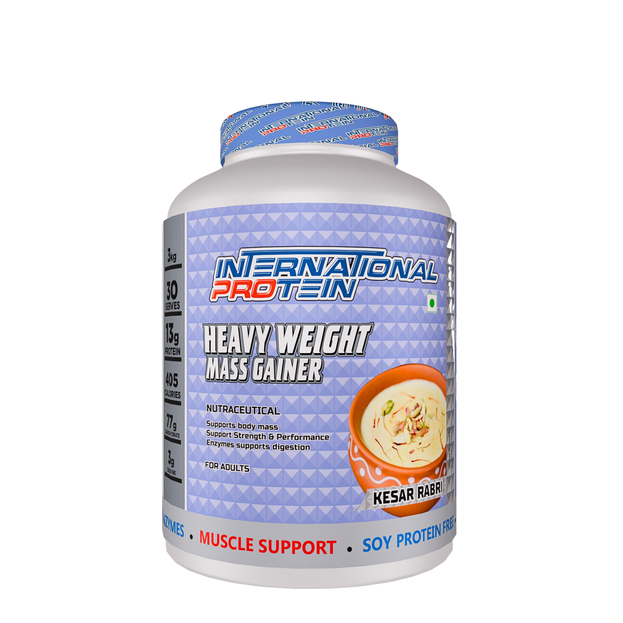 International Protein Heavy Weight Mass Gainer 3kg - 30 Servings