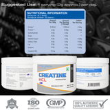 International Protein Creatine HCL 100g - 80 Servings