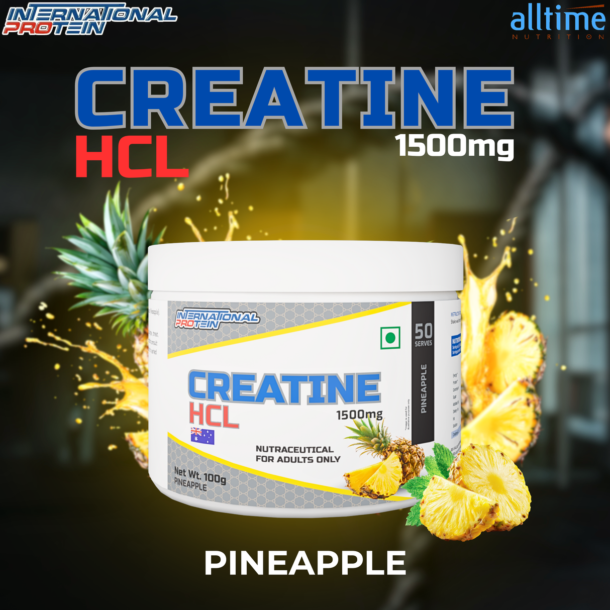International Protein Creatine HCL 100g - 80 Servings