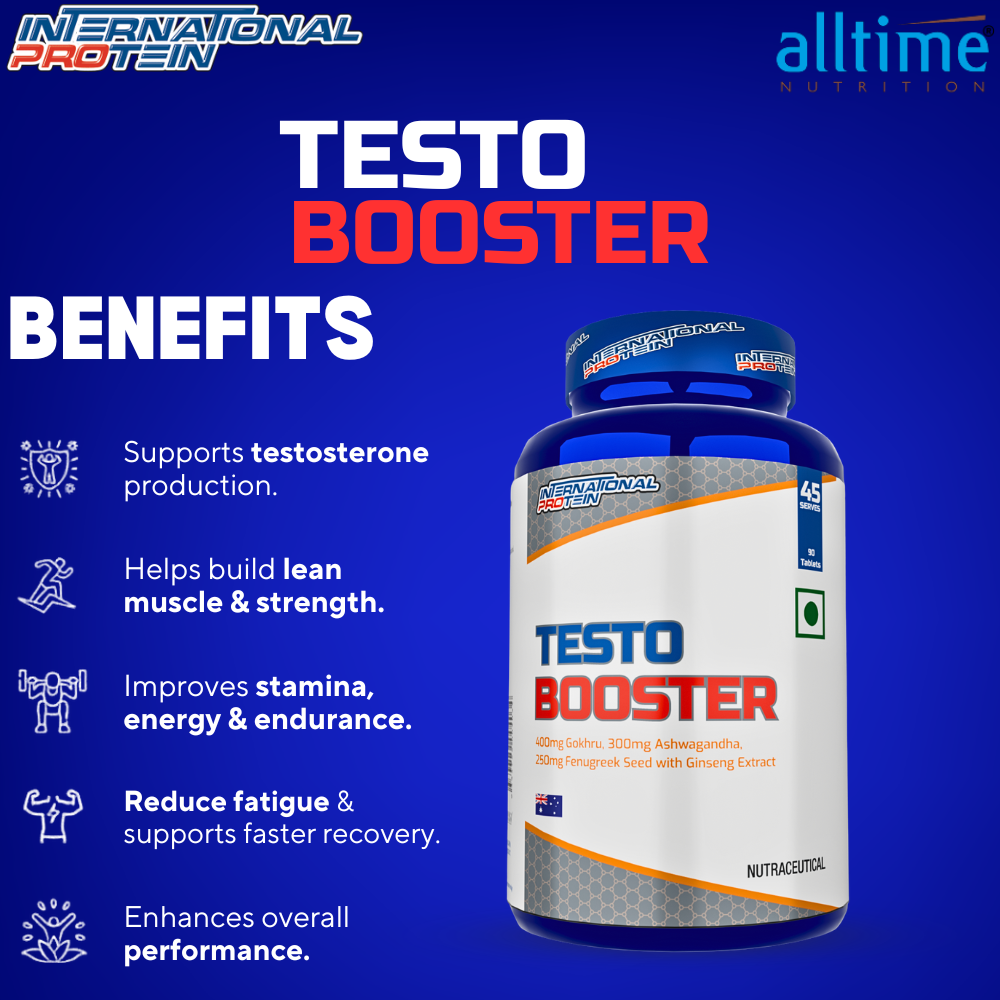 International Protein Testosterone Booster - 45 Servings