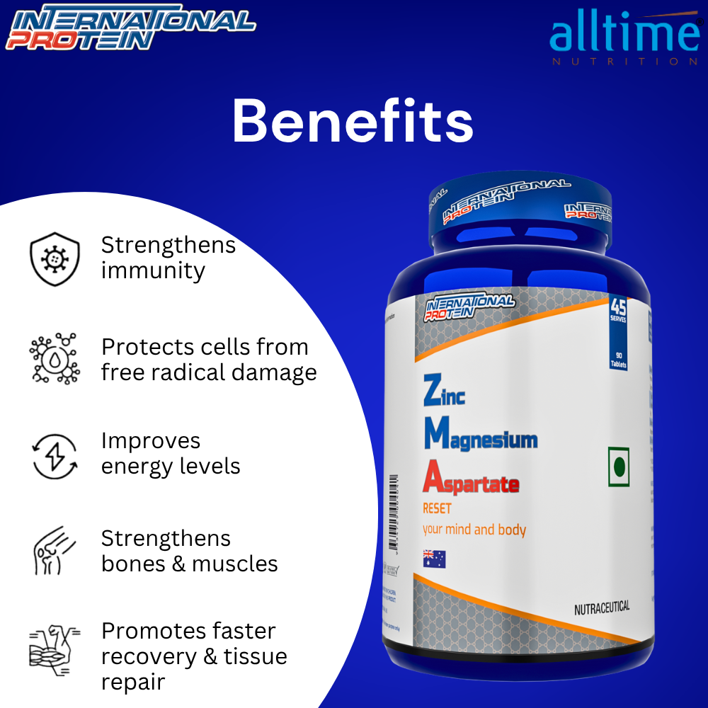 International Protein Zinc Magnesium Aspartate - 45 Servings