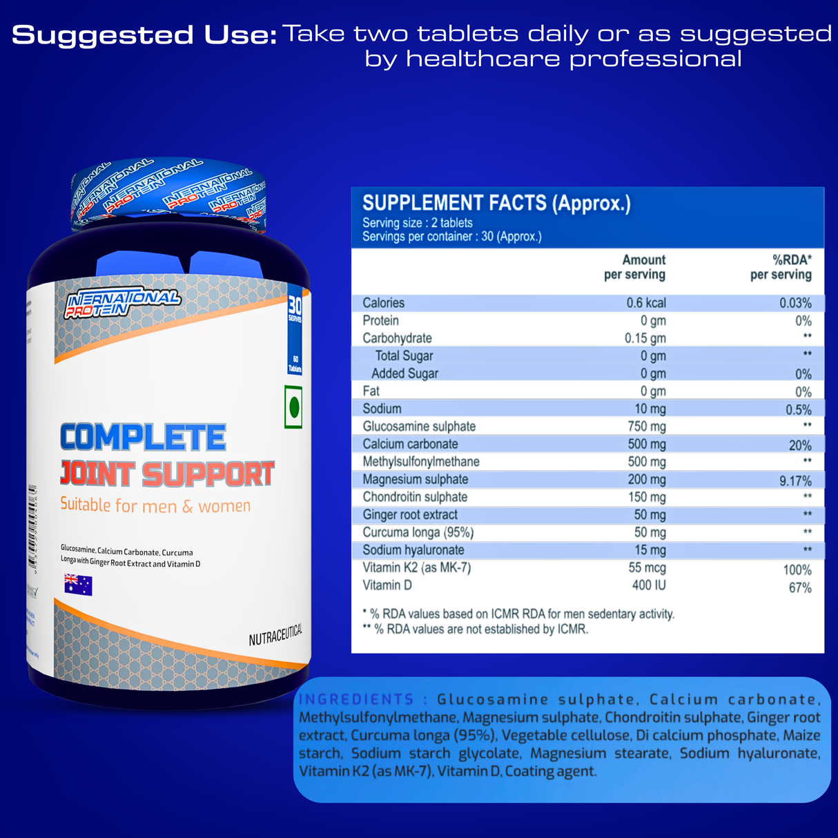 International Protein Complete Joint Support - 30 Servings