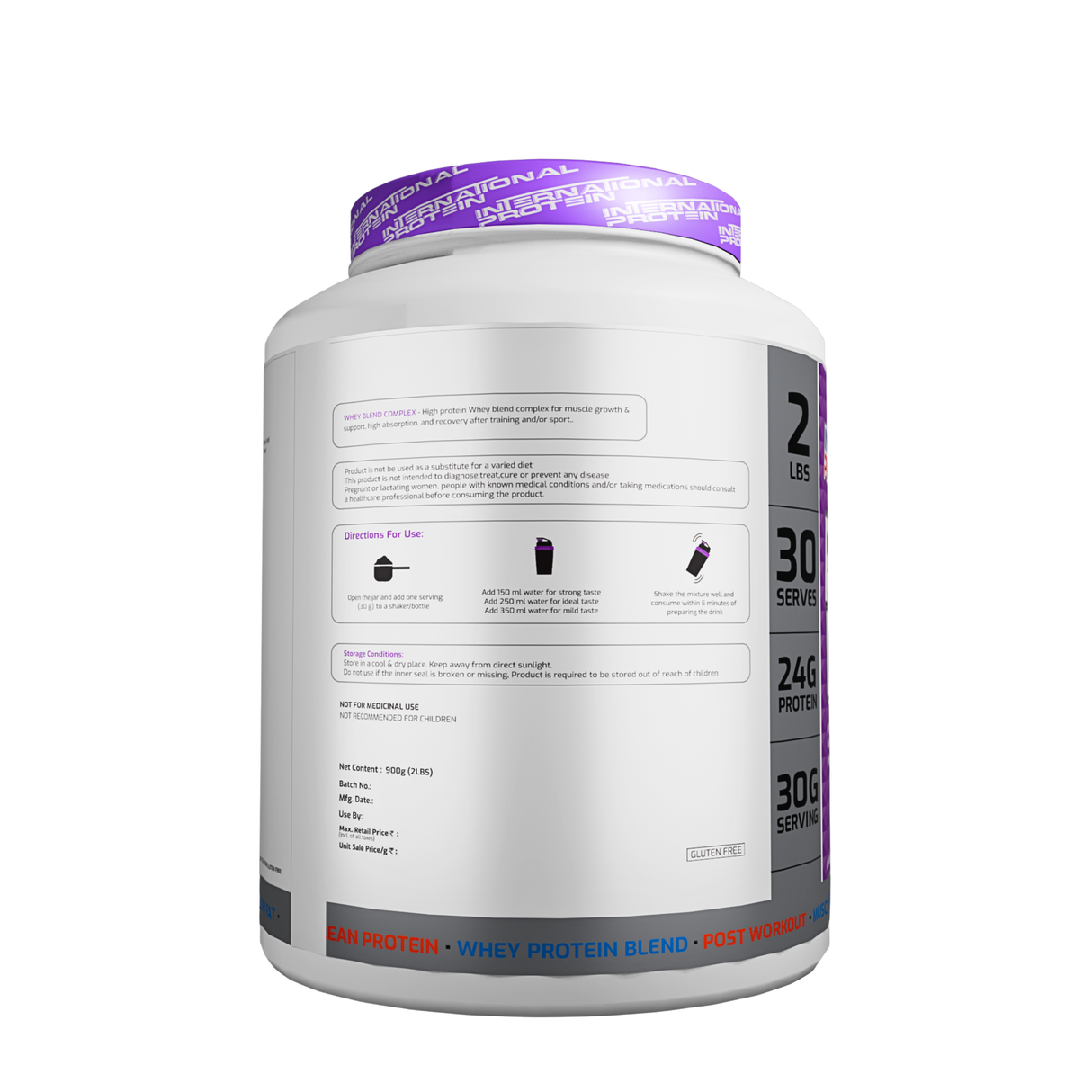 International Protein Prime Whey 900g - 30 Servings
