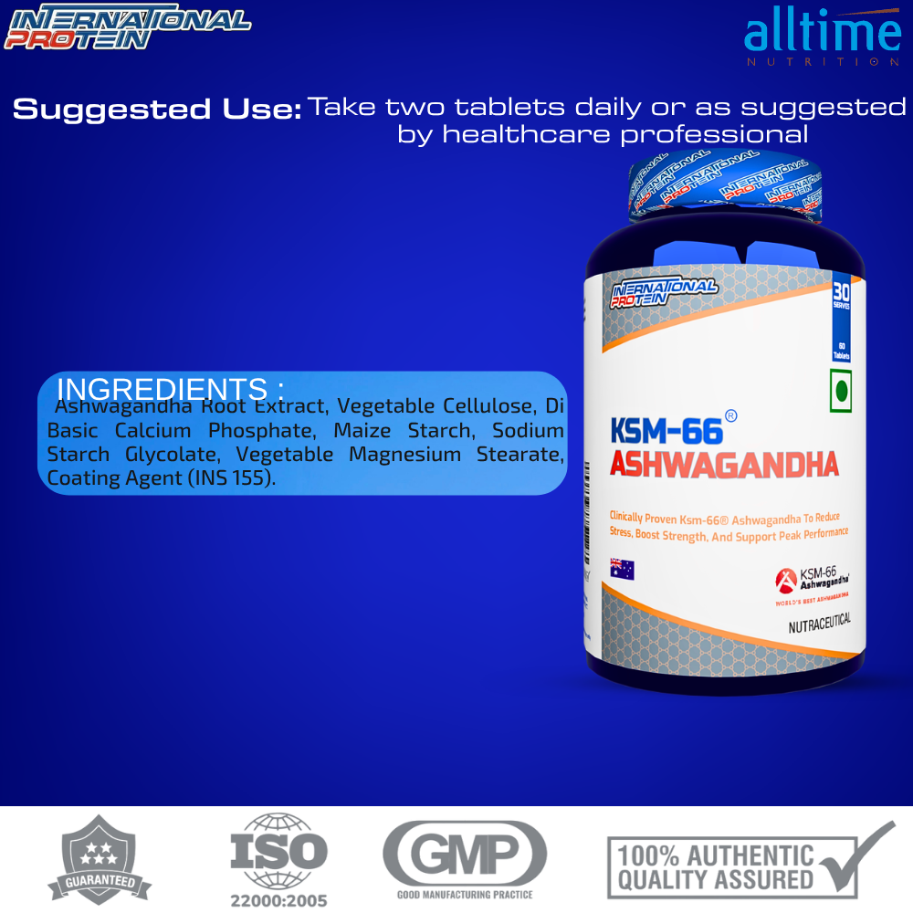 International Protein KSM 66 Ashwagandha - 30 Servings