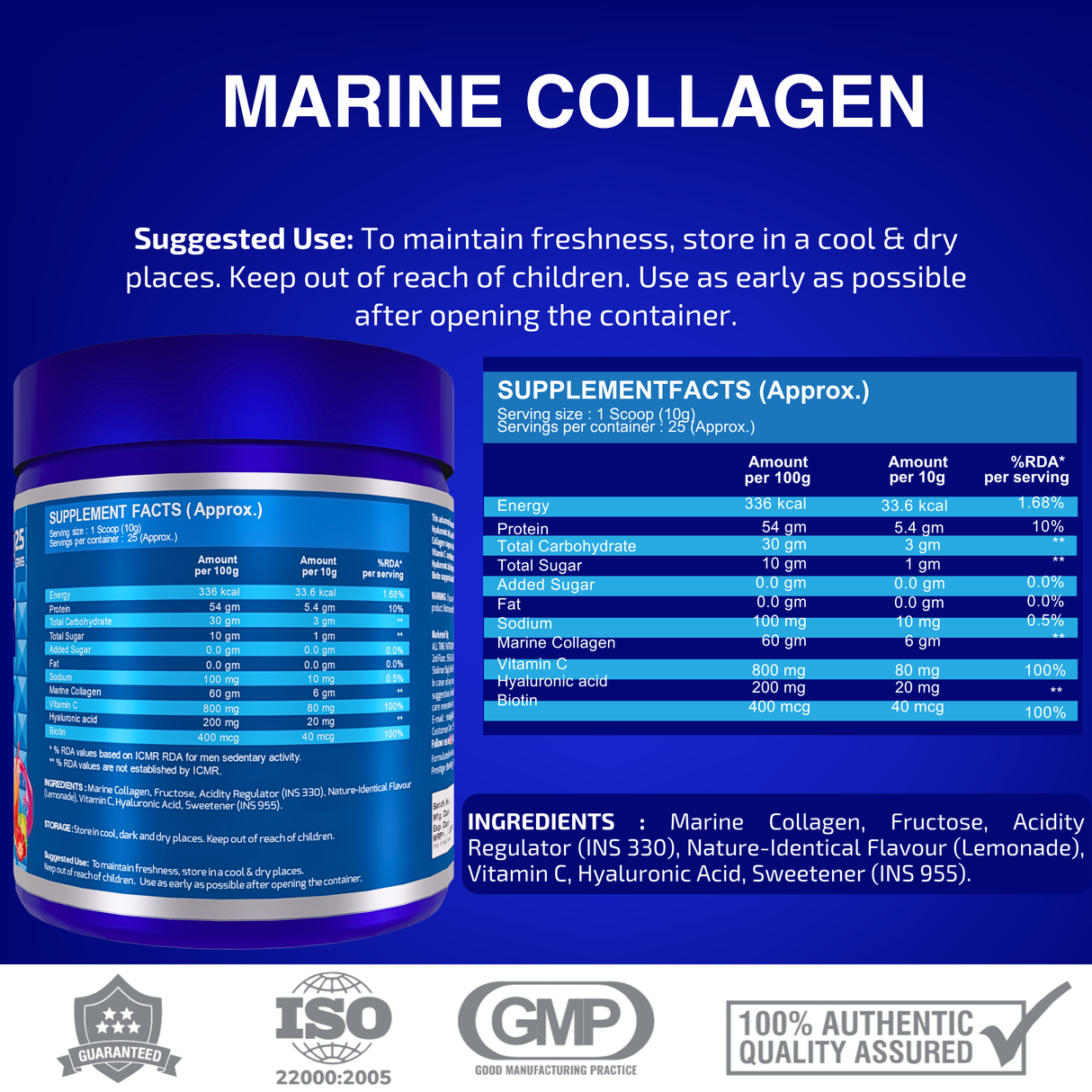 International Protein Marine Collagen 250g