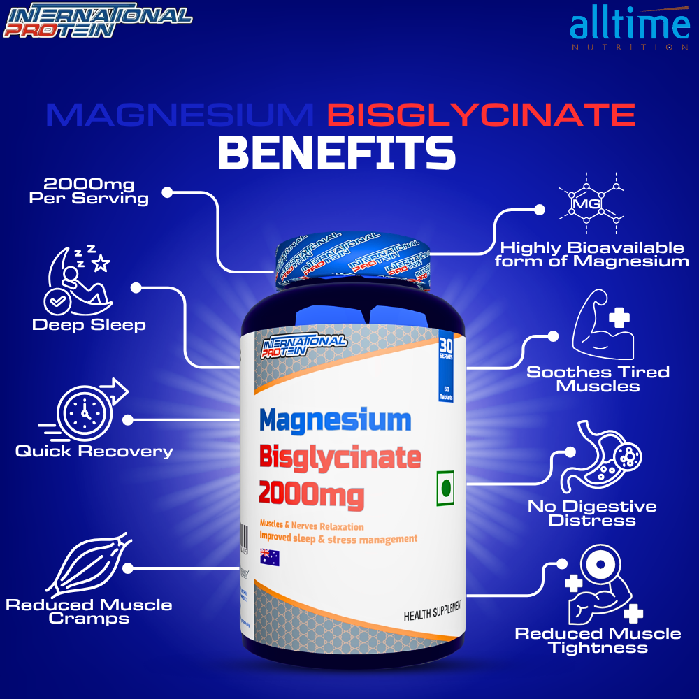 International Protein Magnesium Glycinate 200mg 250g