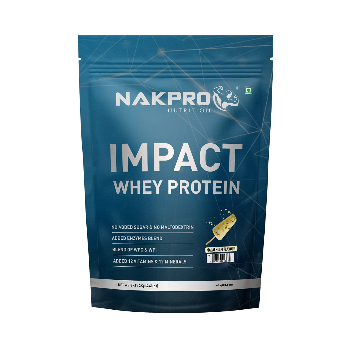 NAKPRO Impact Whey Protein 2 Kg