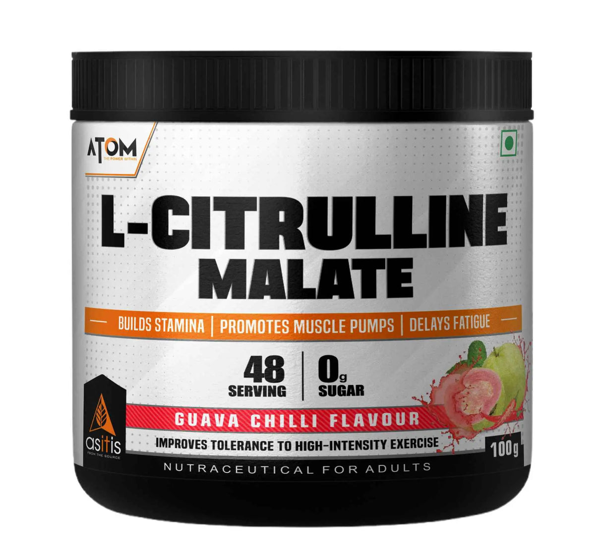 AS-IT-IS ATOM L Citrulline Malate - 48 Servings