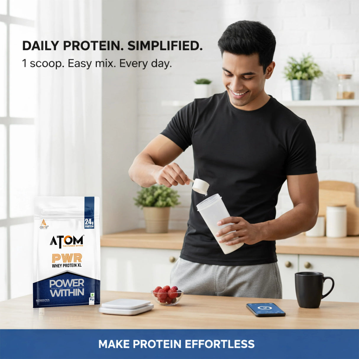 AS-IT-IS ATOM PWR Whey XL Protein 1 kg