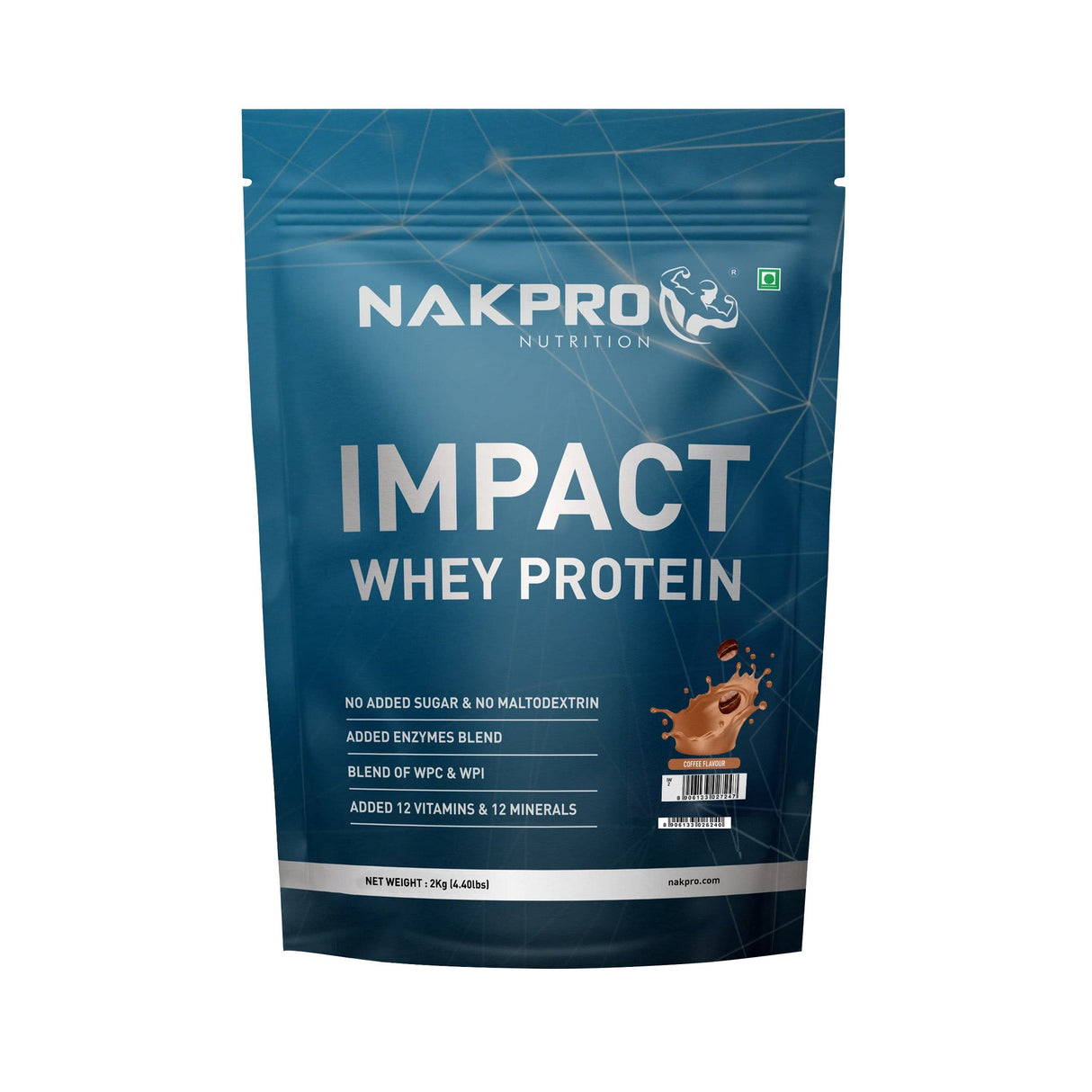 NAKPRO Impact Whey Protein 2 Kg