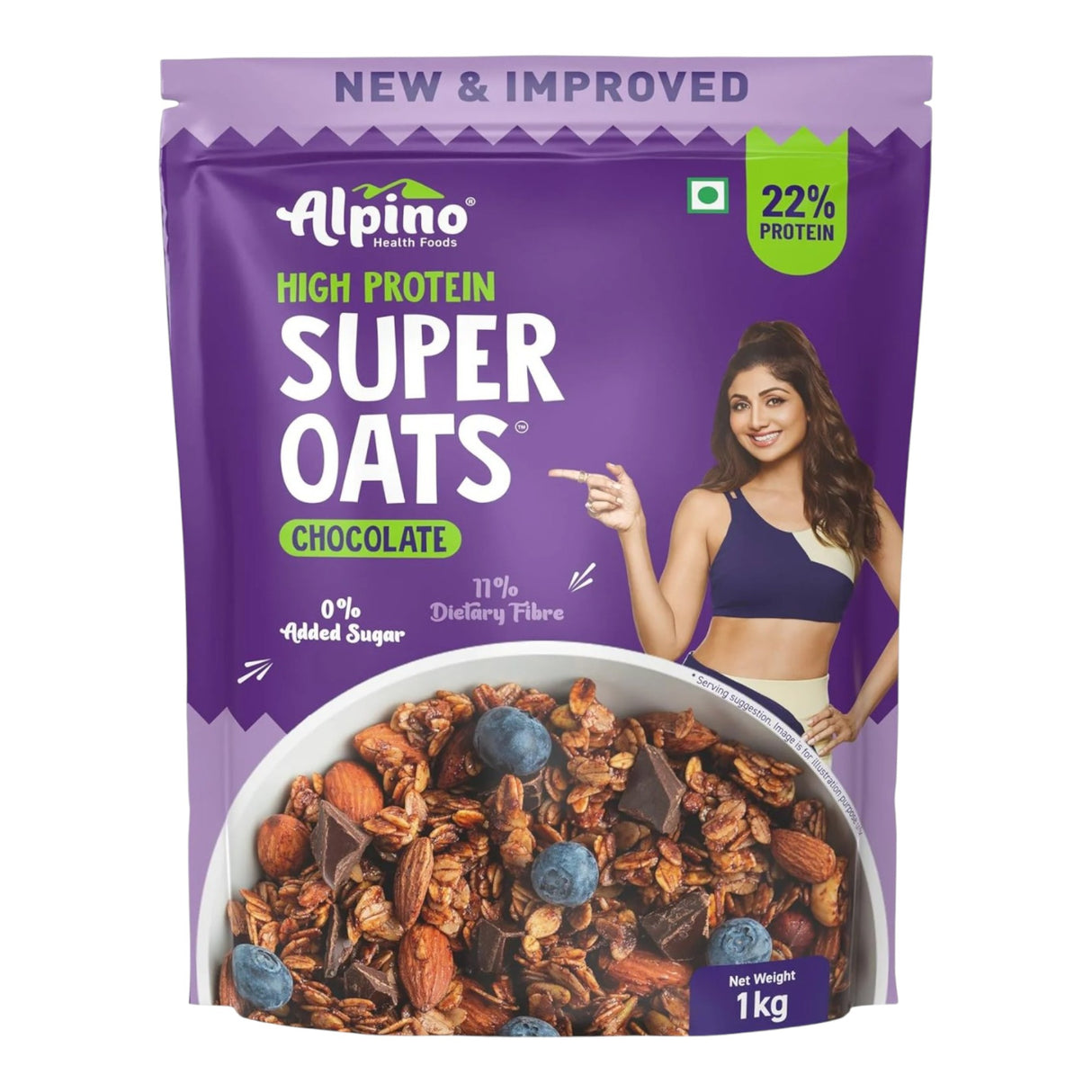 Alpino High Protein Super Rolled Oats - 1 Kg