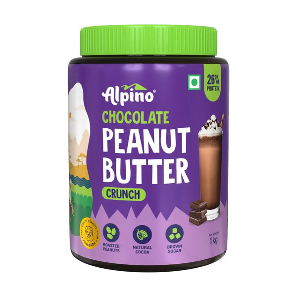 Shop Alpino Chocolate Peanut Butter Crunch 1kg online at Nutristar, health supplement store