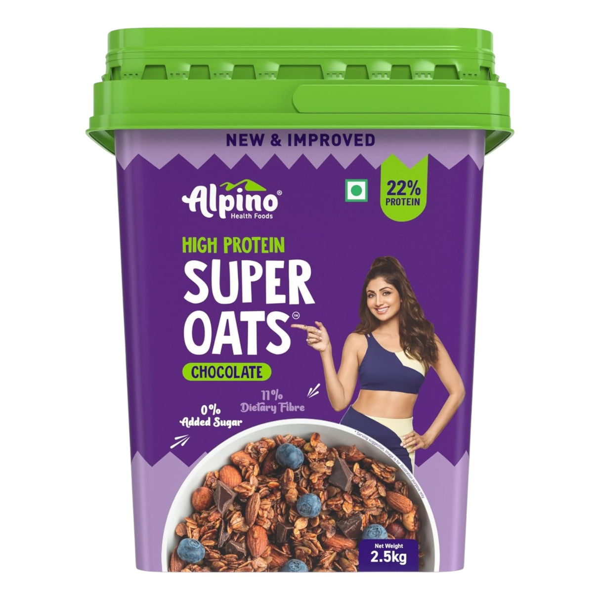 Alpino High Protein Super Rolled Oats - 2.5 Kg
