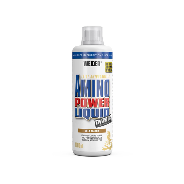 Weider Amino Power Liquid 1L | Essential Amino Acids, L-Leucine, Taurine & Vitamin B6