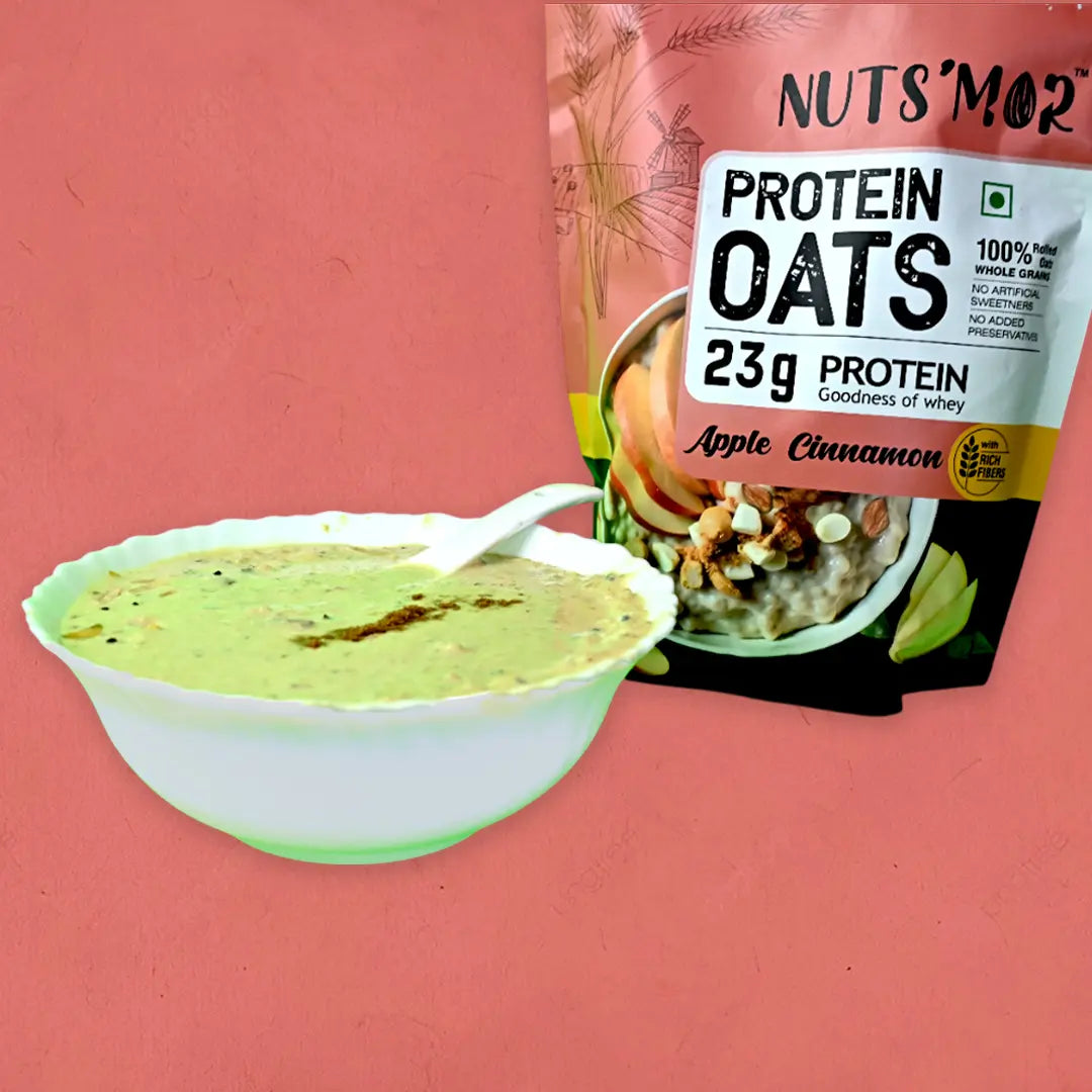 Nuts'Mor High Protein Oats with Goodness of Whey - 1Kg | 20 Servings