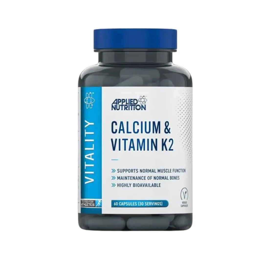 Applied Nutrition Calcium & Vitamin K2 | 60 Veggie Capsules