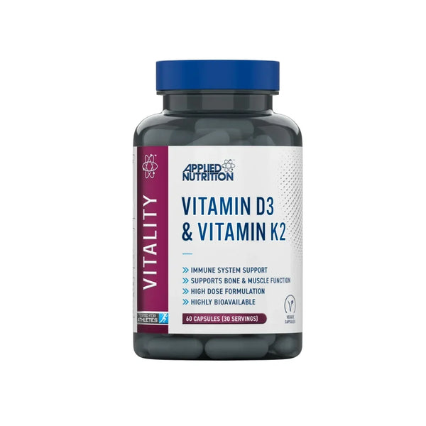 Applied Nutrition Vitamin D3 & K2 Formula | 60 Capsules