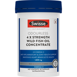 Swisse 4X Fish Oil Omega 3, 1800mg - 60 Capsules
