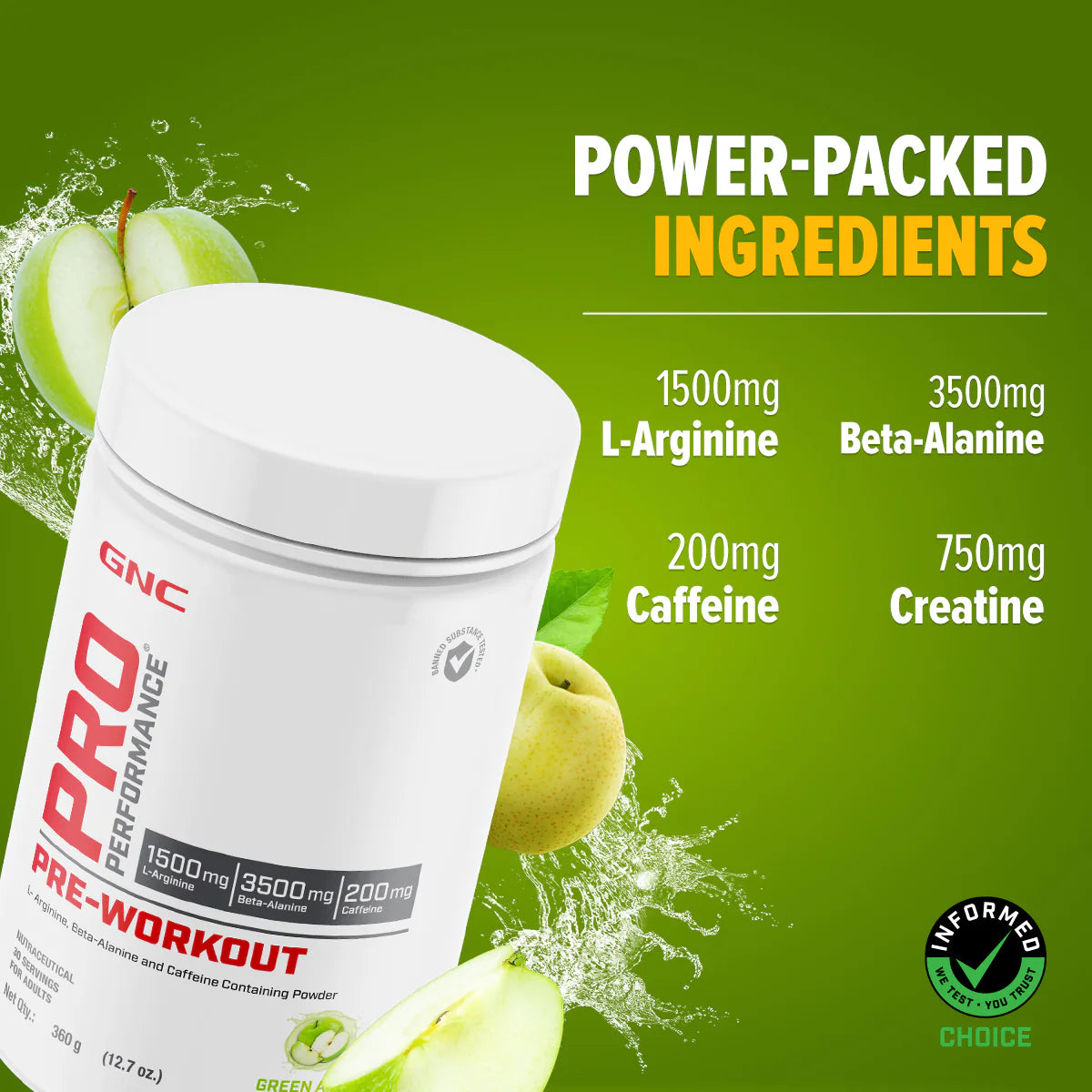 GNC Pro Performance Pre Workout - 30 Servings