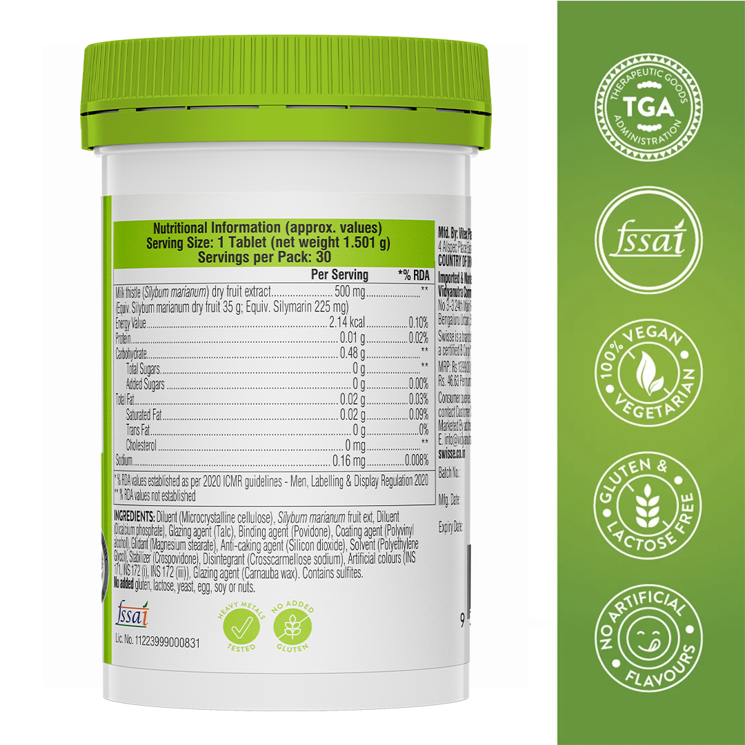 Swisse Milk Thistile - 30 Tablets