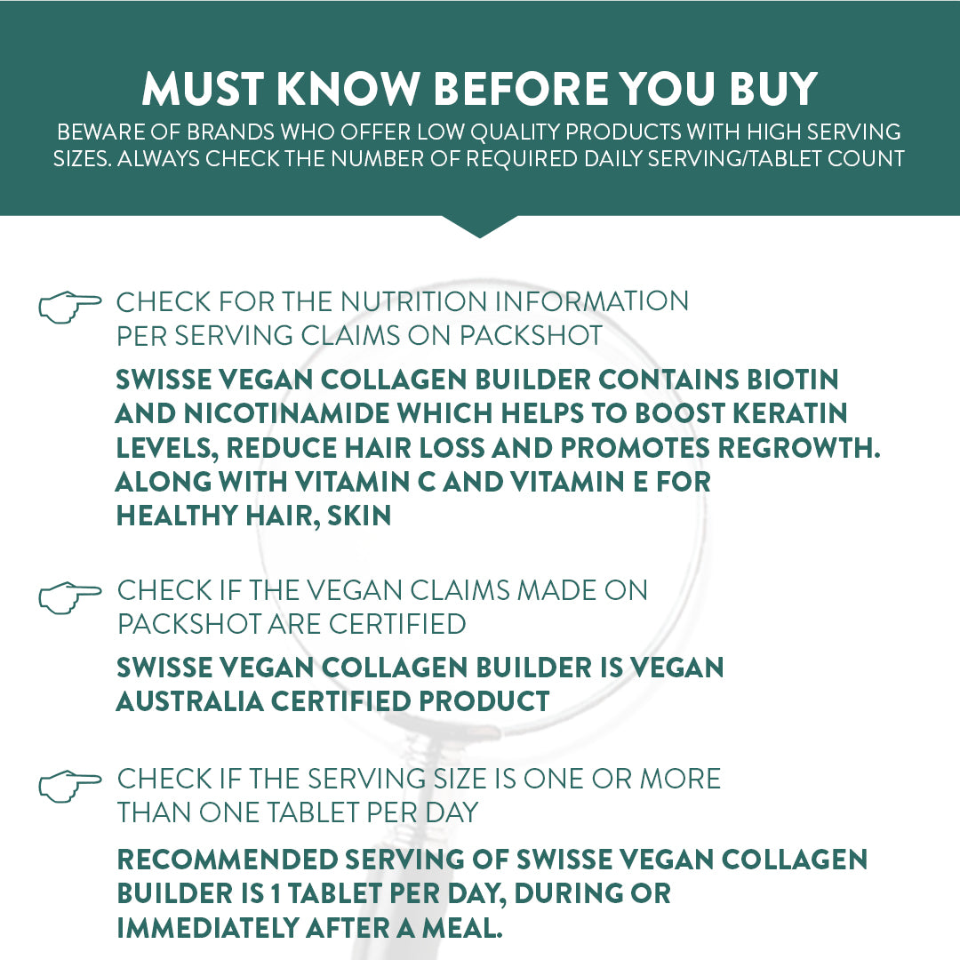 Swisse Vegan Collagen Builder - 30 Tablets