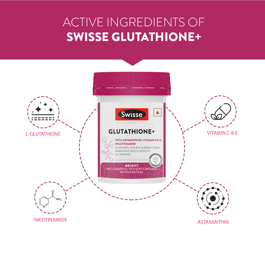 Swisse Glutathione+ - 30 Soft Capsules