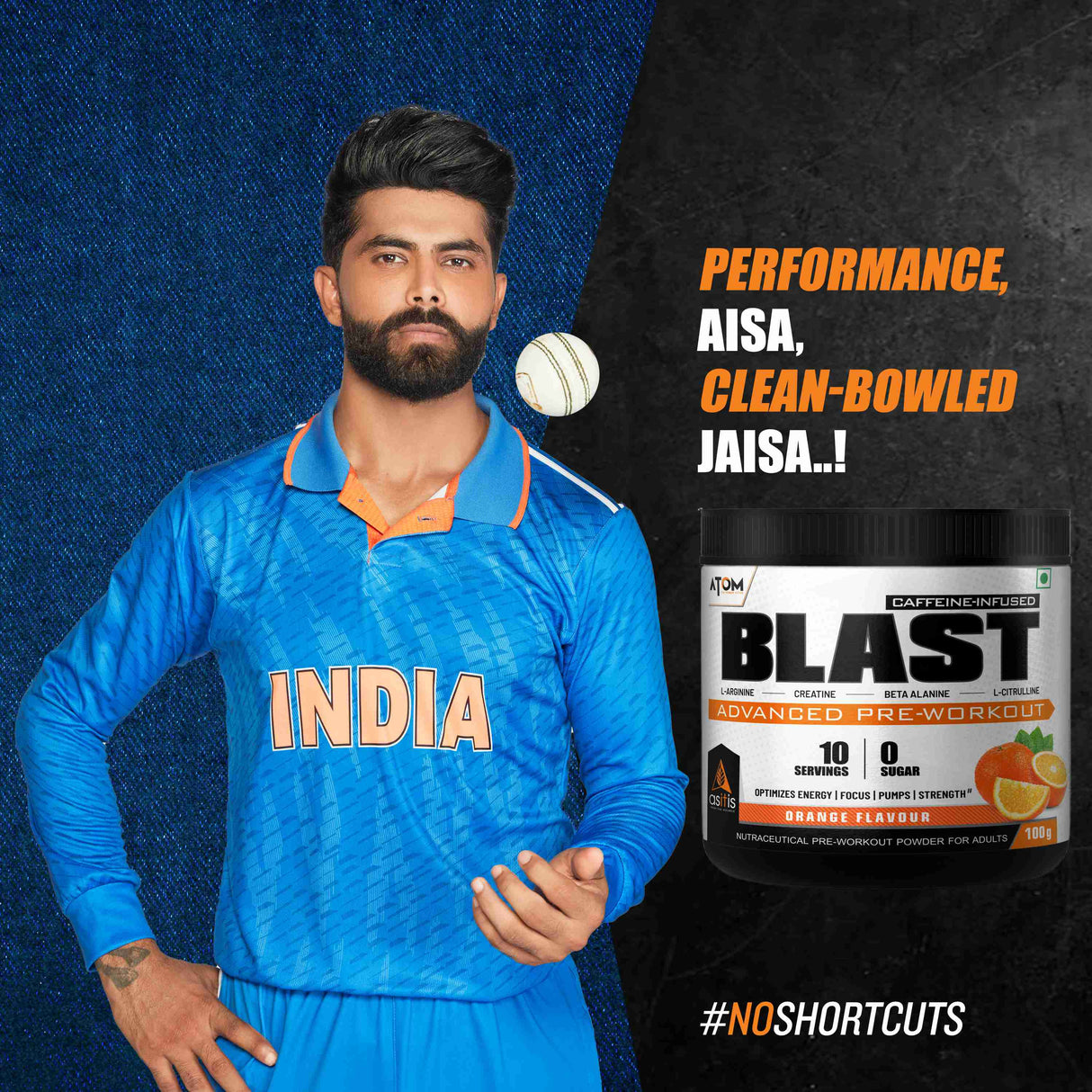 AS-IT-IS Atom Blast Advanced Pre-workout - 10 Servings
