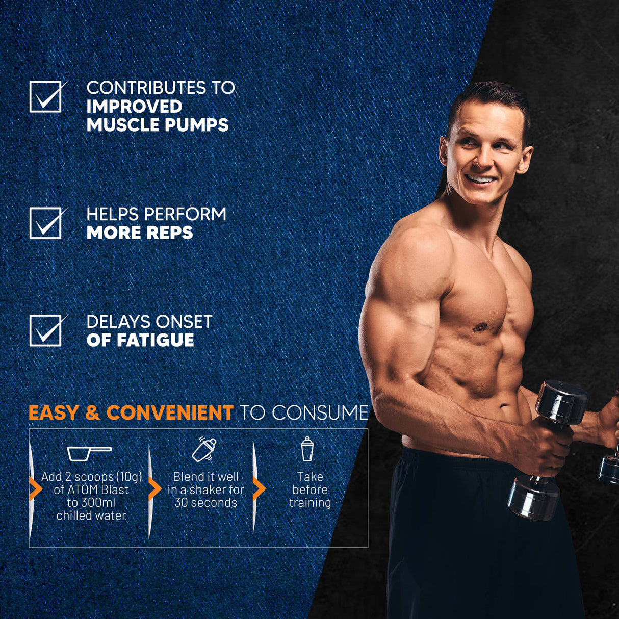 AS-IT-IS Atom Blast Advanced Pre-workout - 10 Servings