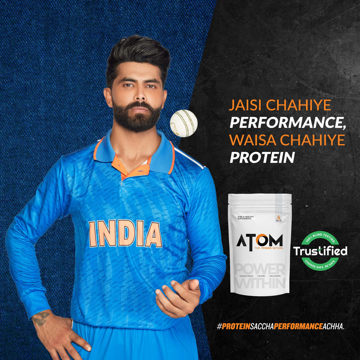 AS-IT-IS ATOM 100% Whey Protein Isolate - 1 Kg