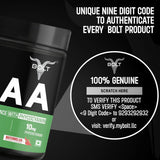 Bolt Nutrition BCAA 5000 Powder 240g, 30 Servings