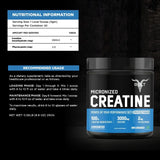 Bolt Nutrition Micronised Creatine Monohydrate 250g, 83 Servings