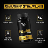 Bolt Nutrition Fish Oil 1000mg Capsules 30 Softgel Capsules