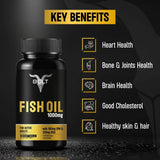 Bolt Nutrition Fish Oil 1000mg Capsules 60 Softgel Capsules