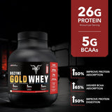 Bolt Nutrition Bozyme Gold Whey Protein Powder 2lb, 27 Servings